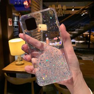 For Samsung Galaxy Note 10 Lite Glitter Surface Soft TPU Silicone Patterned Back Case Protective Cover