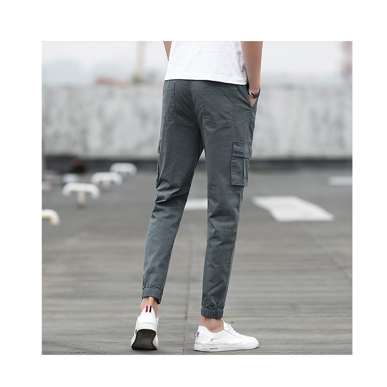 Quần jogger kaki đứng dáng túi hộp sành điệu – hàng cao cấp mới 2018