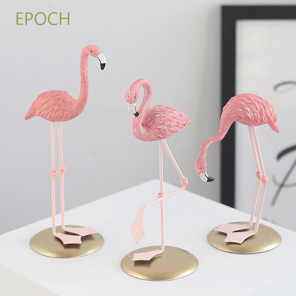 EPOCH Đồ trang trí Chim Hồng Hạc Bằng Nhựa Dùng Trang Trí