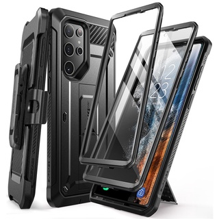 Ốp điện thoại supcase ub pro hai lớp với viền bảo vệ màn hình và giá đỡ cho samsung galaxy s22 ultra 5g 2022