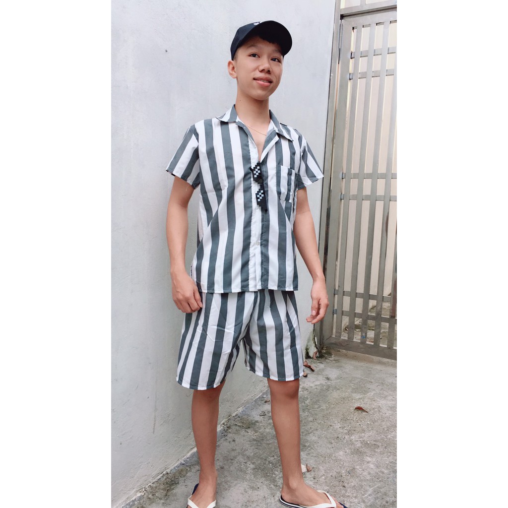 GIÁ HỜI ĐÂY Bộ đi tù sọc kẻ hot 2019
