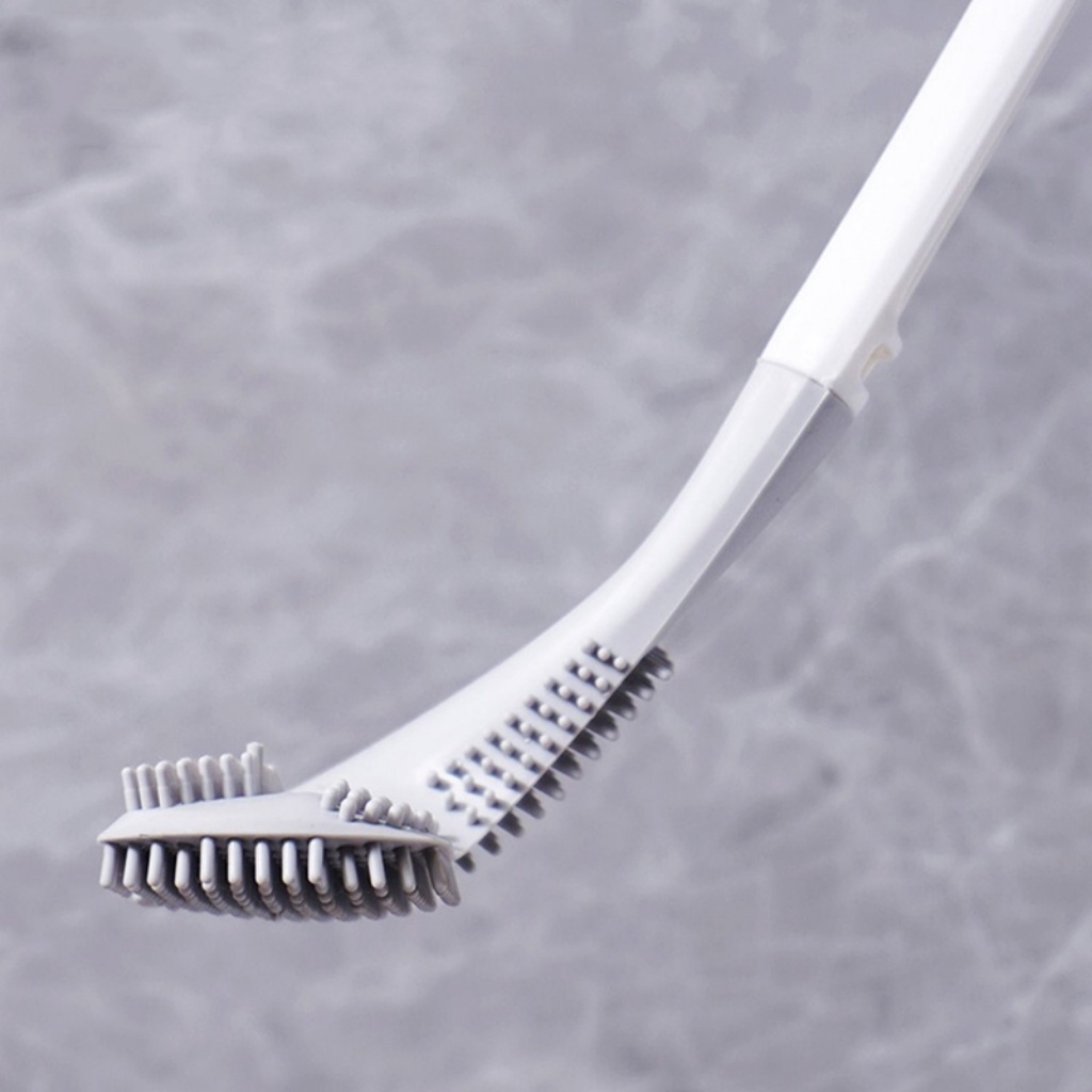 Chổi cọ nhà vệ sinh bồn cầu toilet đầu silicon hình cây gậy đánh golf
