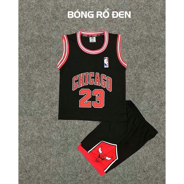 BỘ TRẺ EM BÓNG RỔ NBA BULL VÀNG
