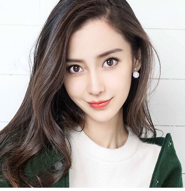 Bông tai bạc ý 30% ( khắc mã s925) nạm đá sang trọng lấp lánh