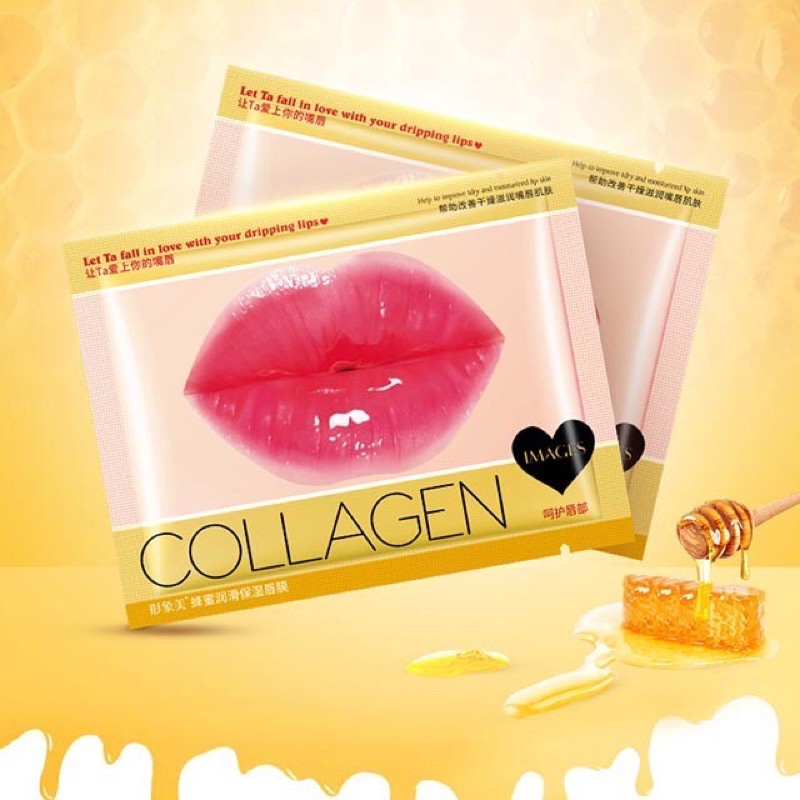 Mặt Nạ Dưỡng Môi IMAGES Collagen Giảm Thâm Môi 8g (IMG001)