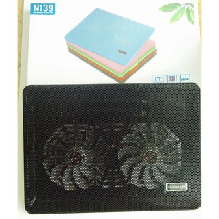 Đế tản nhiệt Cooling Pad N139 có 2 fan giúp tản nhiệt laptop hiệu quả (Xakho HCM)