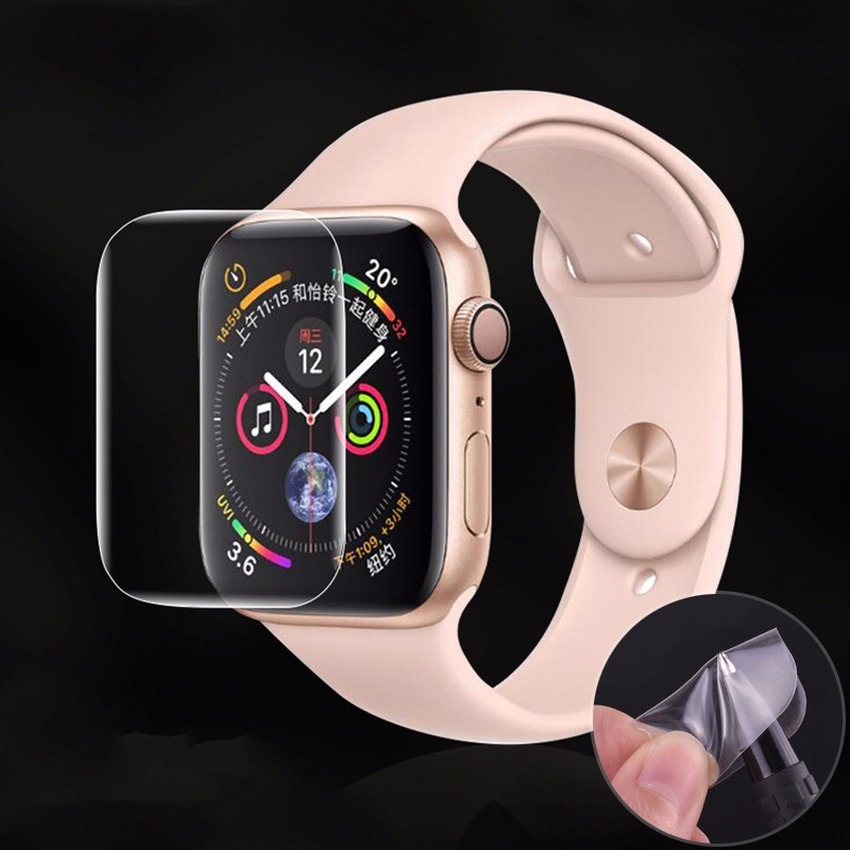 Phim trong suốt bảo vệ màn hình Apple Watch Series SE 6 5 4 3 2 1 iWatch 42MM 38MM 44MM 40MM