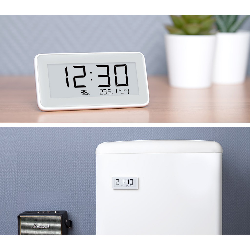 🔝 Đồng hồ tích hợp nhiệt độ và độ ẩm Xiaomi thông minh | BH 7 ngày 💛 💛 💛 [ 💯 HÀNG CHÍNH HÃNG]