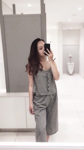 Áo❤️𝑭𝑹𝑬𝑬𝑺𝑯𝑰𝑷❤️Áo caro cột nơ ( kèm ảnh thật)