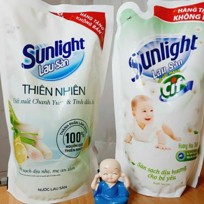Nước Lau Sàn SUNLIGHT Hương Chanh Sả Túi 700ml ( Hàng KM )