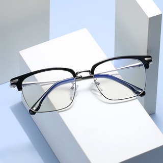 Gọng kính cận vuông kim loại nam nữ chống uv400 , nhiều màu sắc thời trang