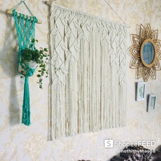 Rèm lá macrame