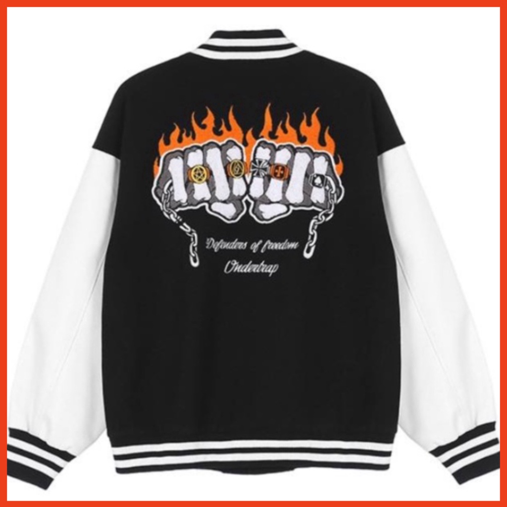 (Hot Trend) Áo khoác varisty lừa chất nỉ cotton giá siêu rẻ có video và ảnh thật mới ra lò