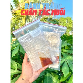 Bánh tráng chấm tắc muối Độc Quyền .