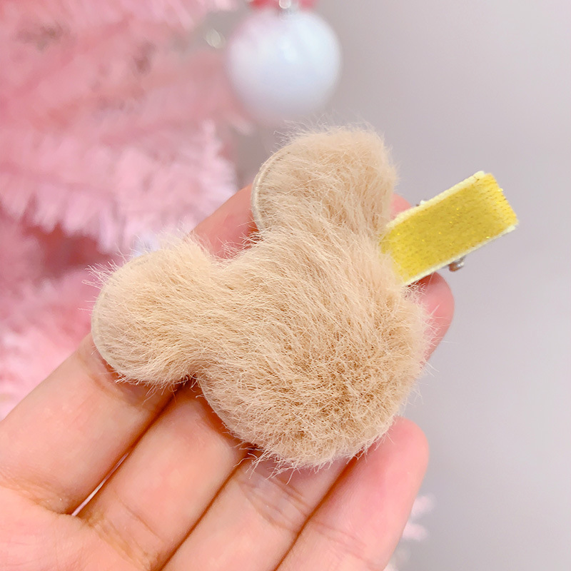 Kẹp tóc hình chú chuột nhồi bông dễ thương cho bé gái