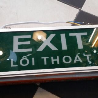 Đèn exit, đèn thoát hiểm , đèn dẫn nối các loại 1 mặt, 2 mặt