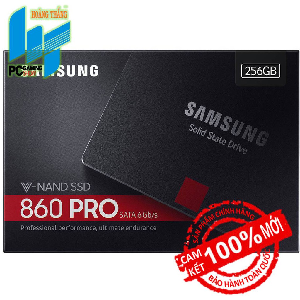 [Mã ELMS05 giảm 5% đơn 300k]Ổ cứng SSD Samsung 860 PRO 256GB 2.5&quot;