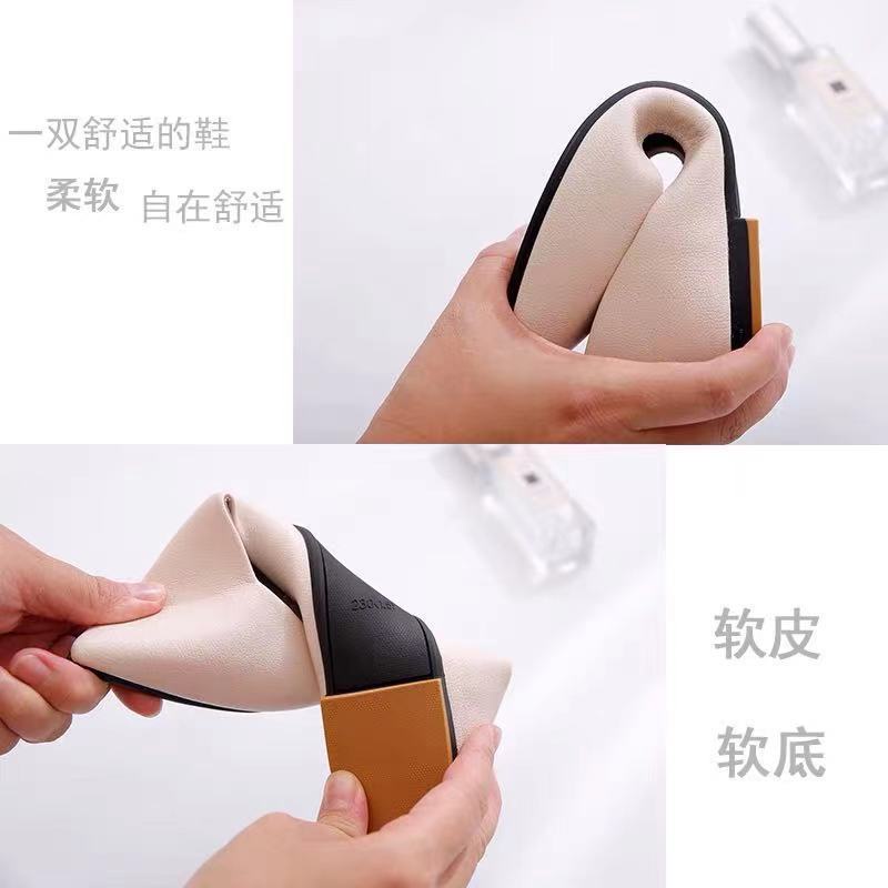 Giày Búp Bê Đế Mềm Mũi Nhọn Thời Trang Dành Cho Nữ