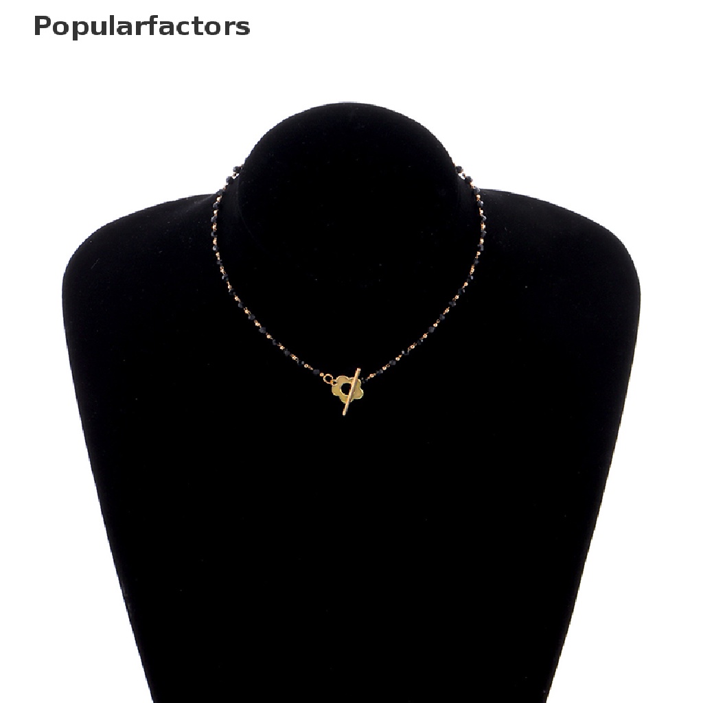 Vòng Cổ Choker Đính Hạt Pha Lê Đen Sang Trọng