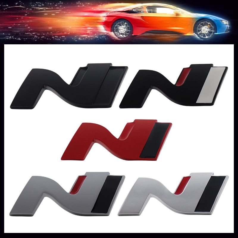 FENDER Nhãn Dán Trang Trí Xe Hơi Họa Tiết 3D Độc Đáo Cho Hyundai I30 2021 Sonata Elantra Veloster Kona Tucson N Line
