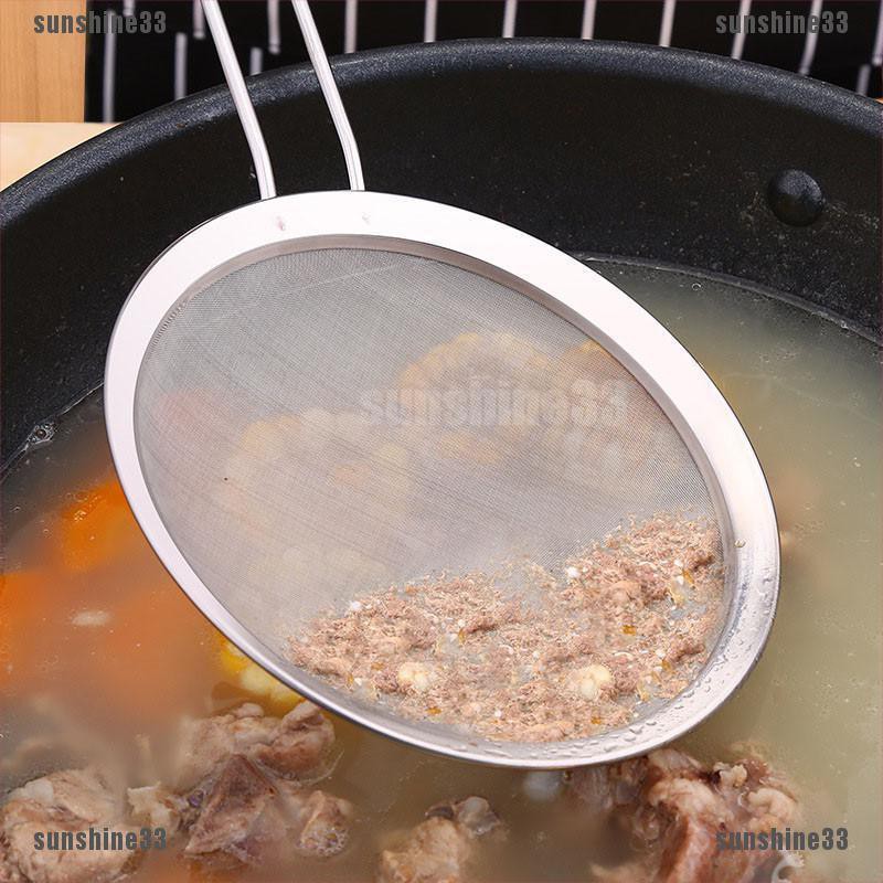 Rây lọc bột /tinh dầu làm từ dây thép không gỉ dụng cụ cho nhà bếp tiện dụng