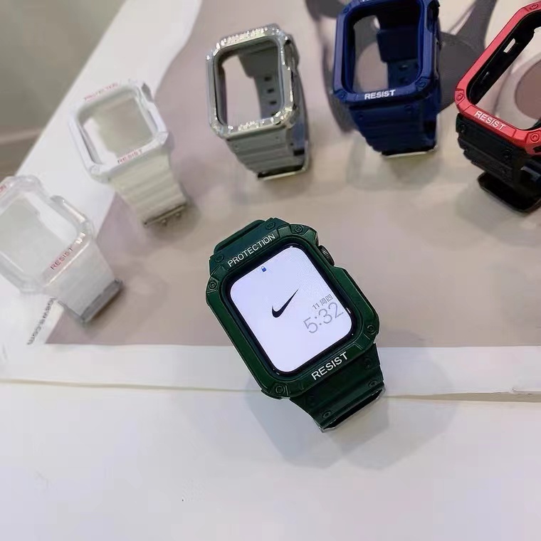 Ốp Bảo Vệ Đồng Hồ Thông Minh Apple Watch 44mm 45mm 42mm 40/38 Watch Series 7 6 5 4 SE TPU
