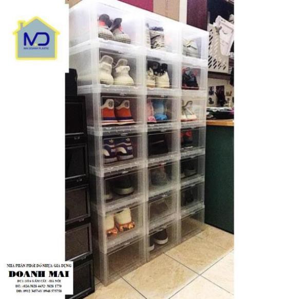 [HANG HOT] Sneaker Box, hộp đựng giày thông minh nhựa Việt Nhật( hàng tháo rời)