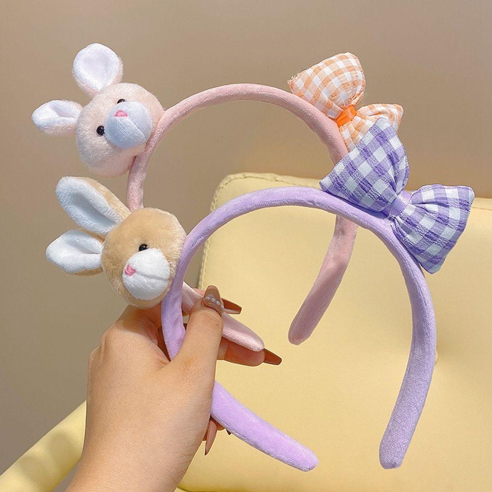 Băng Đô Vải Lông Đính Nơ Bướm Bướm Xinh Xắn Cho Nữ VANES1