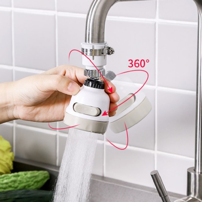 VÒI NƯỚC RỬA BÁT INOX TĂNG ÁP XOAY 360 ĐỘ ( Áp suất nước rất mạnh 3 CHẾ ĐỘ XẢ)  sỉ 💞FREESHIP💞TOÀN QUỐC}kho sẵn hàng gi