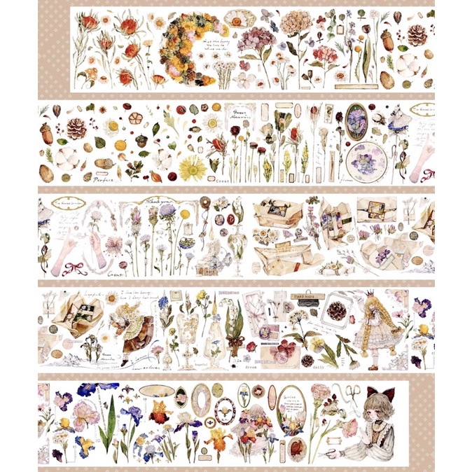 hãng washi Benchu “Grow Wantonly Crystal” (B1)