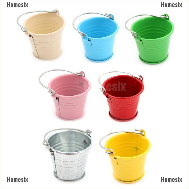 [HoMSI] Mini Cute Bucket Colored Wedding Party Favor Keg Box Gift Pail Candy Lolly SUU