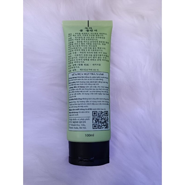 Sữa rửa mặt HANA KOREA 100ml làm sạch da, sáng da, mờ nám, sạch mụn