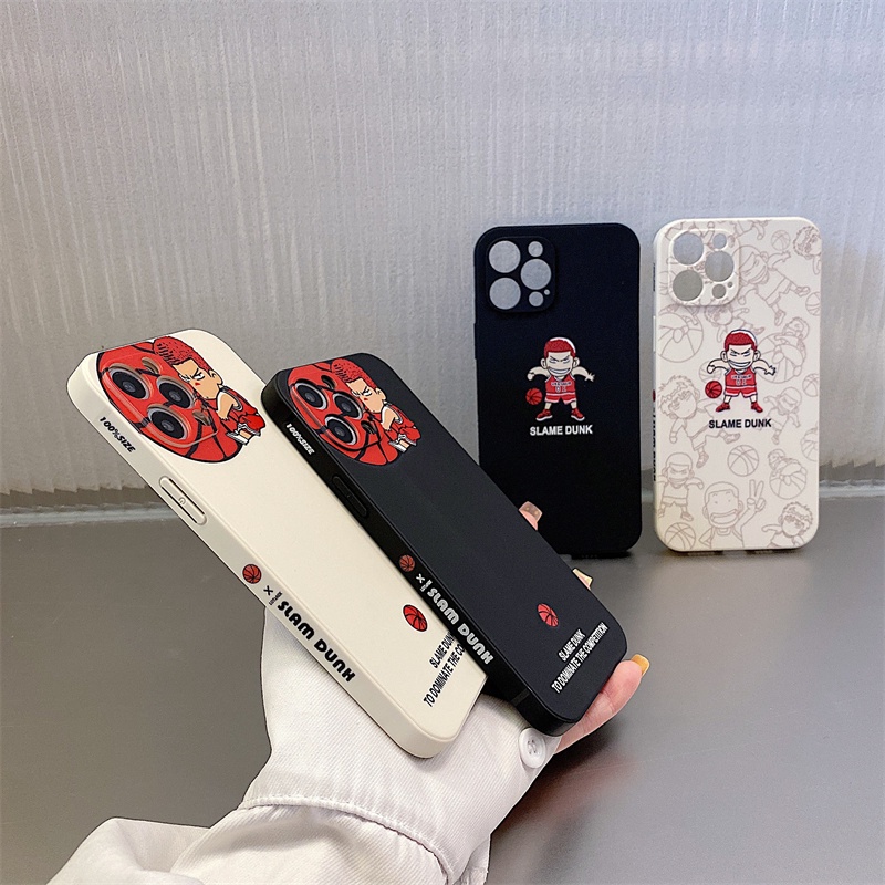Ốp điện thoại dẻo in hình Slam Dunk thích hợp cho iphone 13 12 11 Pro Max X 6 6s 7 8 Plus Xs Max 13 Mini