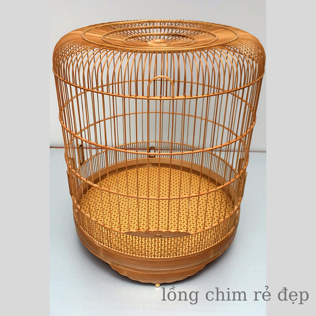 Lồng chim Chòe than Lồng Chim Vác trúc già đẹp kèm phụ kiện