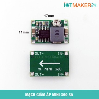 Mạch Giảm Áp DC-DC LM2596 Mini-360 3A