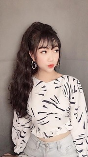 Tóc giả ngoạm xù cao cấp