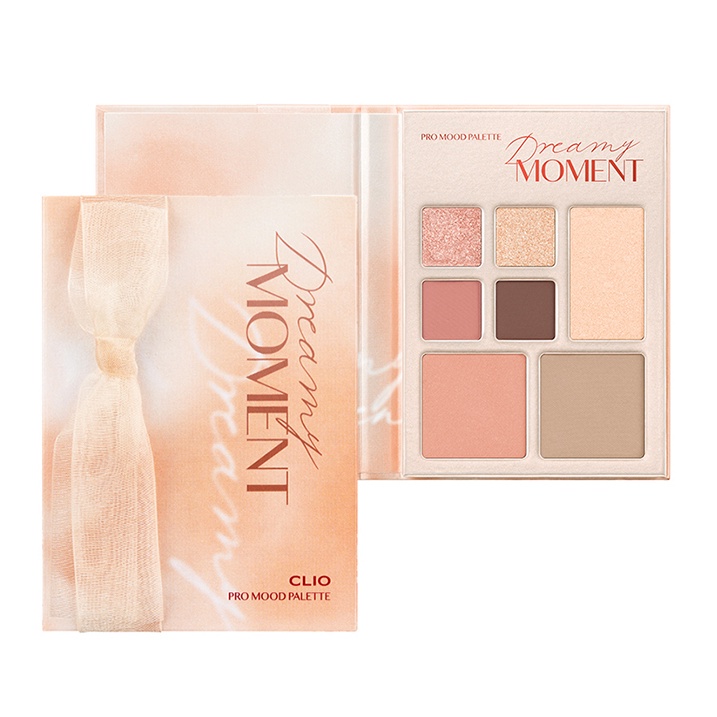 Bảng phấn mắt đa năng  Hàn Quốc CLIO PRO MOOD PALETTE dreamy moment tone hồng cam nhẹ nhàng