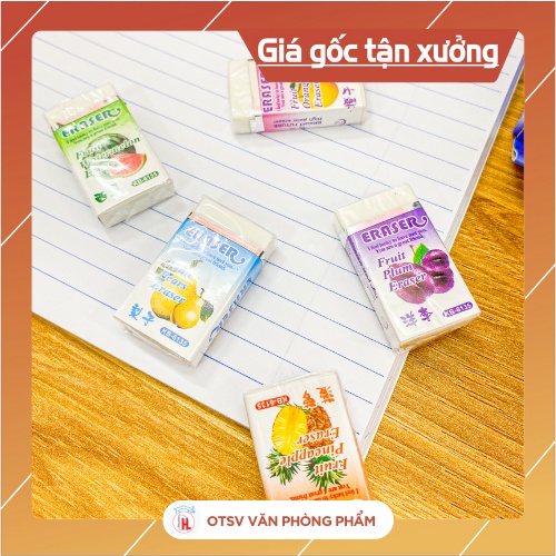 Tẩy bút chì hoa quả