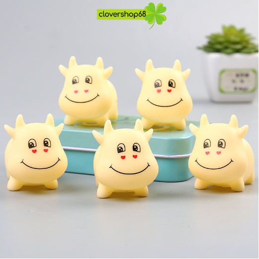 Đồ Chơi squishy chút chít Hình Bò Sữa Dễ Thương 🍀 Clovershop68 🍀