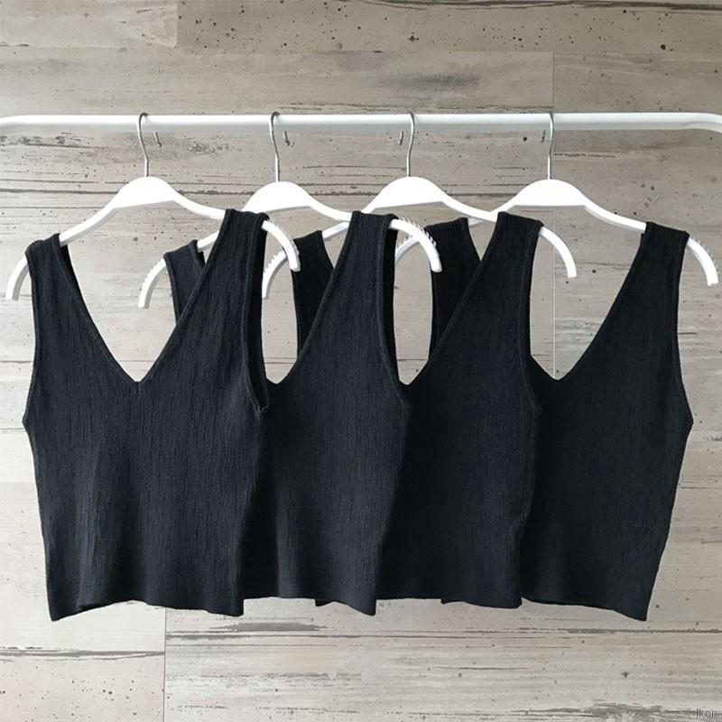 Áo tank top cổ chữ V cá tính thời trang cho nữ Áo Nữ