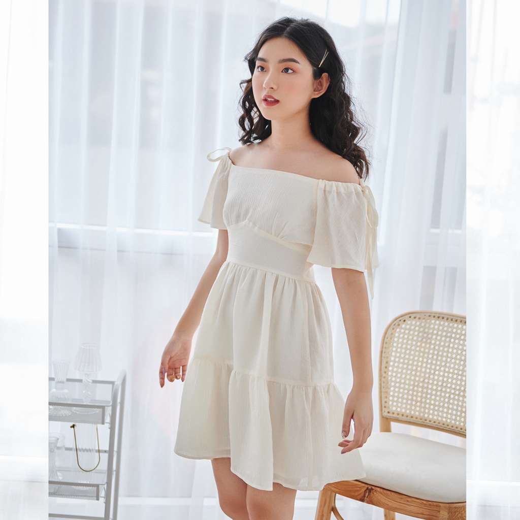 BLEUBIRD Váy voan hoa xoè MADISON DRESS (2 màu) | BigBuy360 - bigbuy360.vn