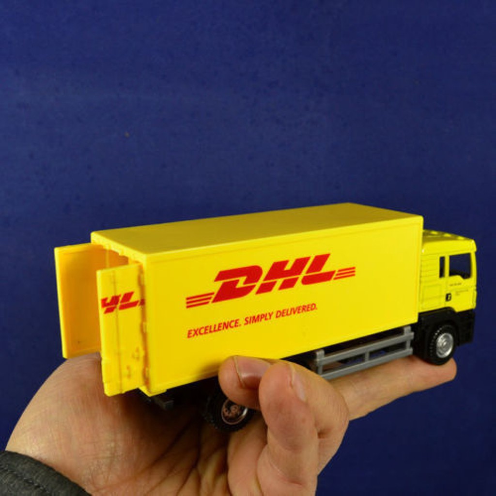 Mô hình xe tải DHL tỉ lệ 1:64 chất lượng