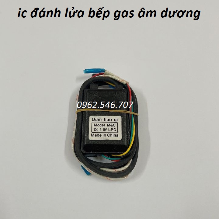 IC Điện Tử Đánh Lửa Bếp Gas âm dương 2 lò