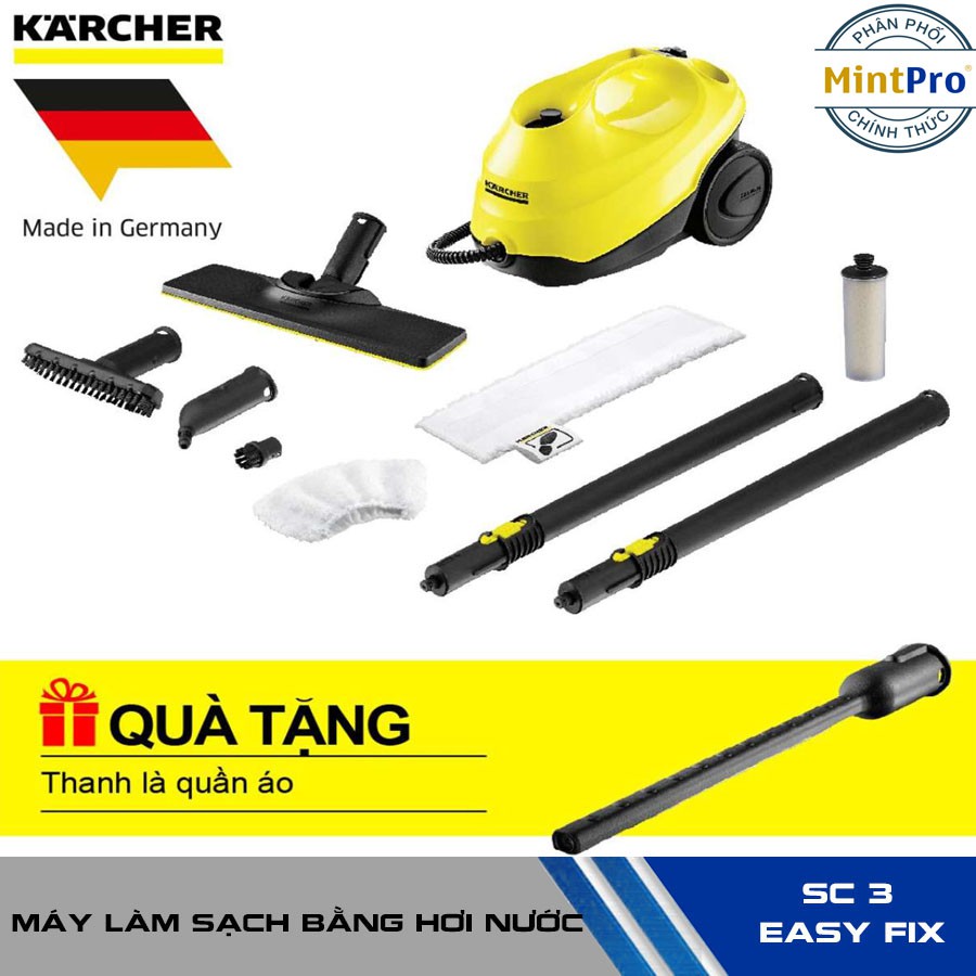 Máy làm sạch bằng hơi nước SC 3 EasyFix (Tặng ngay thanh là quần áo)