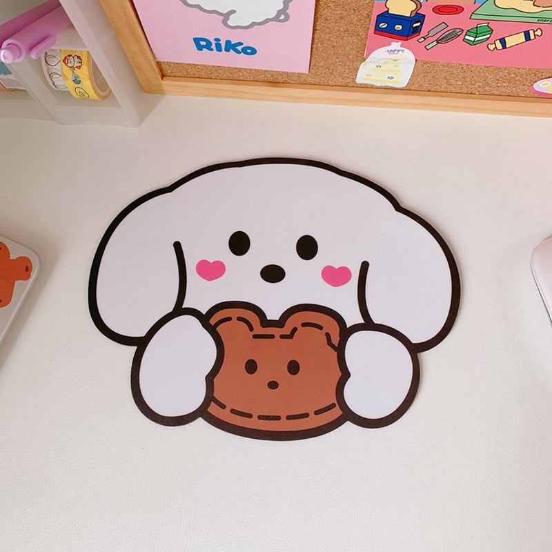 Tấm Lót Chuột Máy Tính Hình Gấu Tambra Kawaii Chống Trượt & Nước
