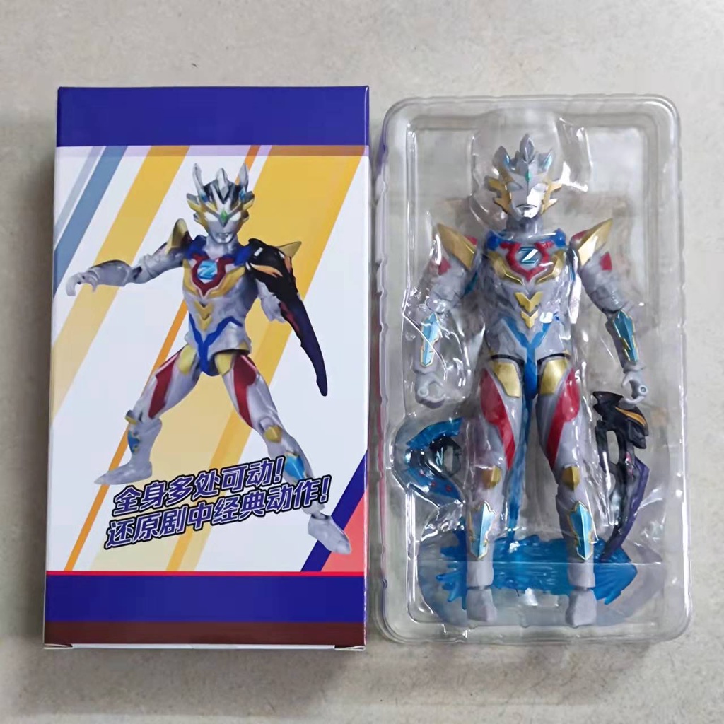 Mới Đồ trang trí Nhân Vật Ultraman Zett 18cm Có Khớp Cử Động