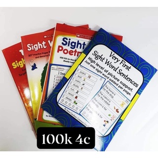Bộ 4 cuốn sight words cho bé