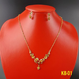 Trang sức cưới KB01 Bộ Tình xuân dát vàng 24K - KB01