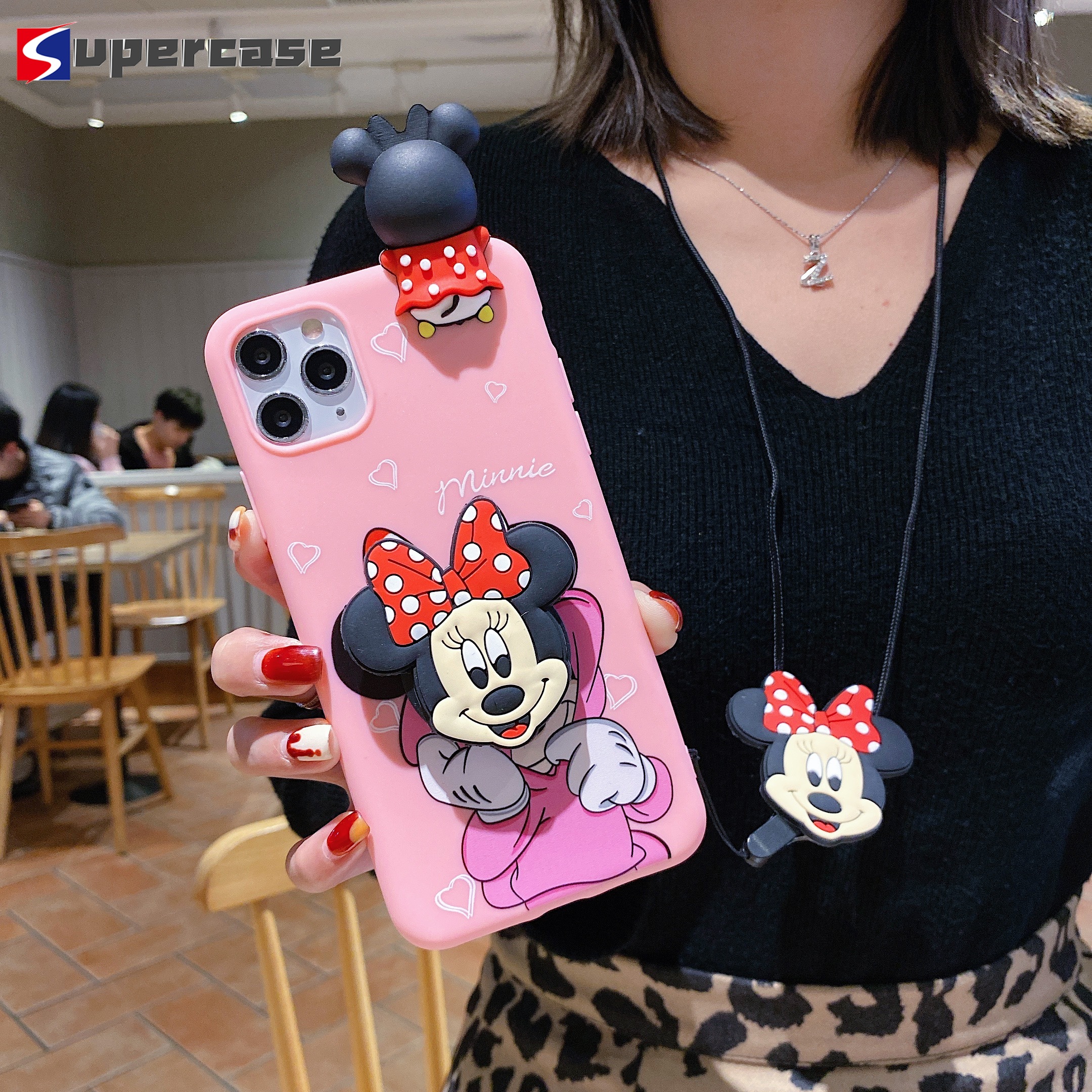 DISNEY Ốp Lưng Mềm In Hình Chuột Mickey / Minnie 3d Dễ Thương Cho Samsung Galaxy J7 J6 J5 J4 J3 J2 J1 Prime Plus Pro 2018 2017 2016 2015 A50 A30S A50S