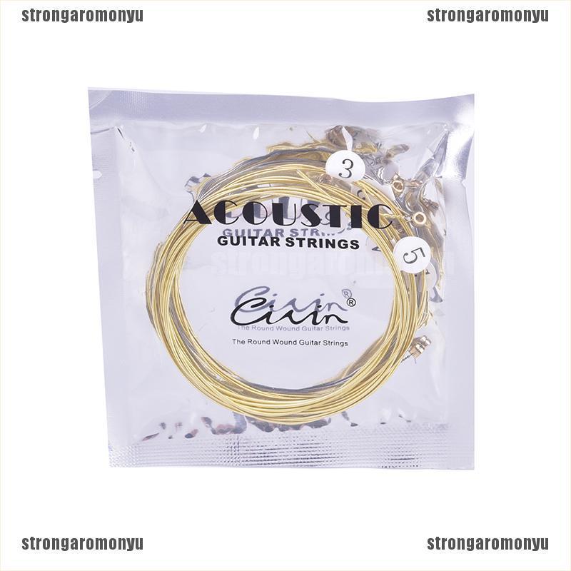 Bộ 6 Dây Đàn Ghi Ta Lõi Thép Lục Giác